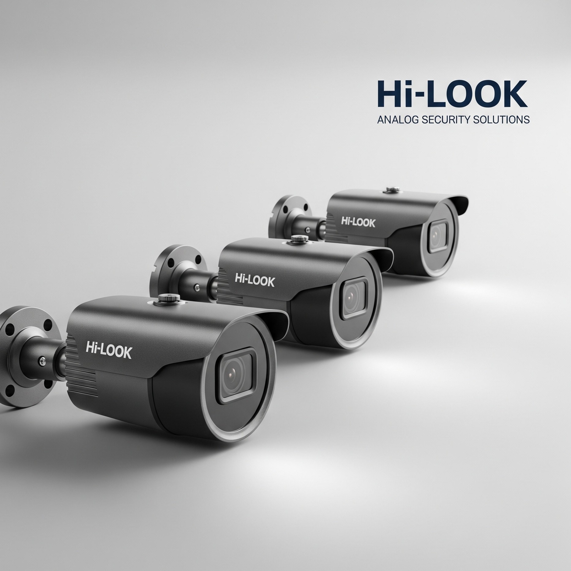 Cámaras de seguridad análogas HiLook para videovigilancia económica y confiable en hogares y negocios.