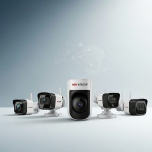 Cámaras de seguridad Hikvision IP para videovigilancia profesional en empresas, hogares y hoteles.